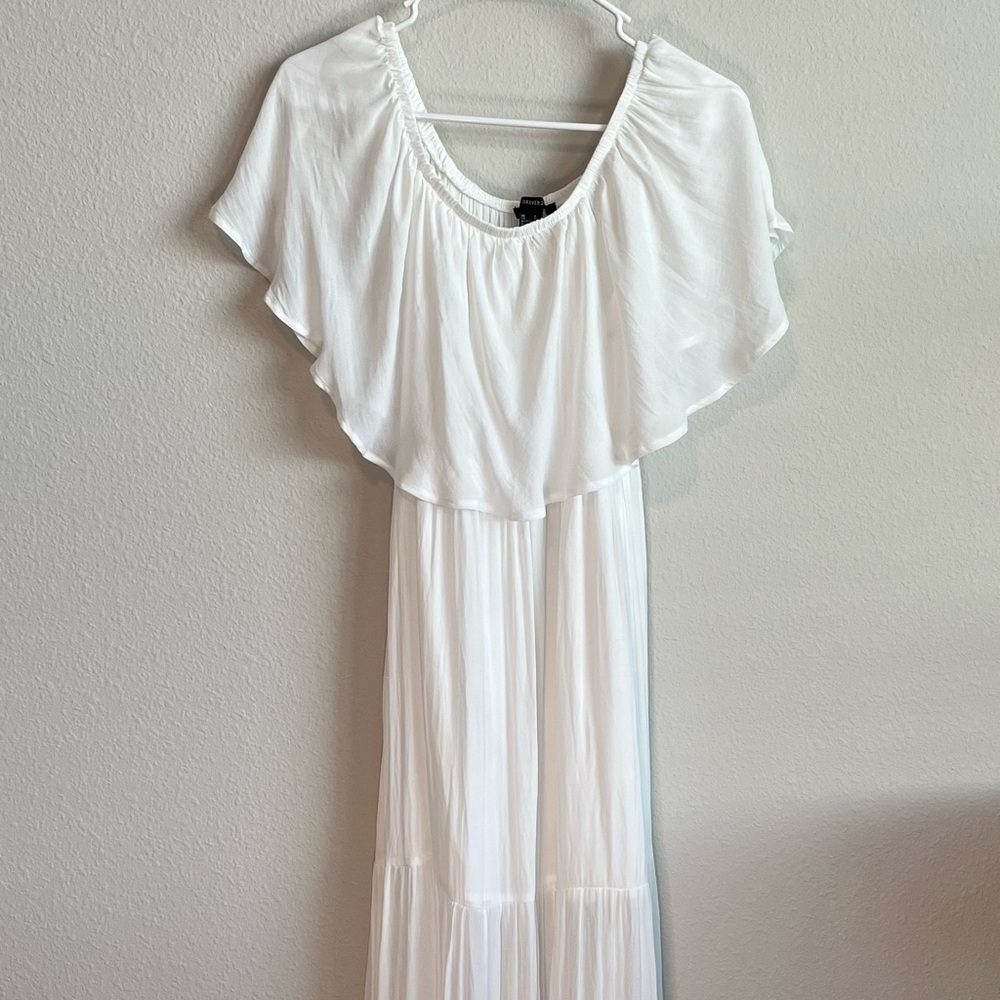 Forever 21 white cocktail beach dress